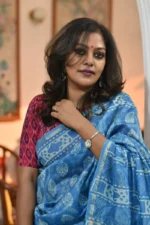 Blue_Chanderi_Block_Print_Saree_SACHBL001_gallery_3
