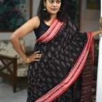 Black_Sambalpuri_Ikkat_Saree_SAIKBK001_featured