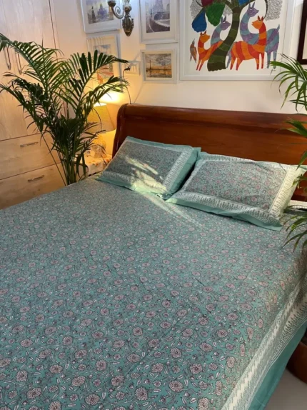 Bourbon_Rose_Block_Print_Bedsheet_BDHBGR001_gallery_2