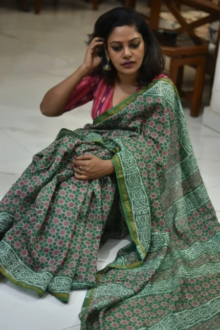 Green_chanderi_hand_block_print_saree_SACHGR002_gallery_1