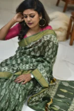 Green_Leafy_Chanderi_Block_Print_Saree_SACHGR001_gallery_2