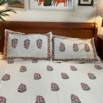 Mughal_Rose_Block_Print_Bedsheet_BDHBWT003_featured