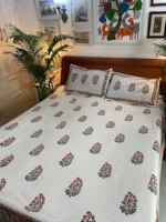 Mughal_Rose_Block_Print_Bedsheet_BDHBWT003_gallery_2