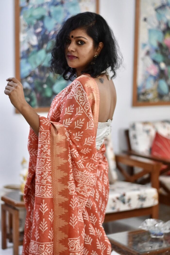 Peach_chanderi_block_print_saree_SACHPE002_gallery_3