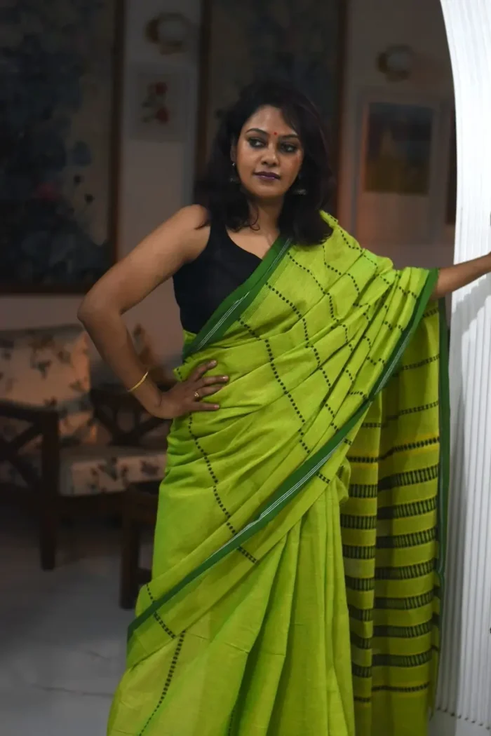 Green_Begumpuri_Cotton_Saree_SABGGR002_featured
