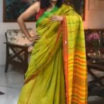 Yellow_Green_Begumpuri_Cotton _saree_SABGYG001_featured